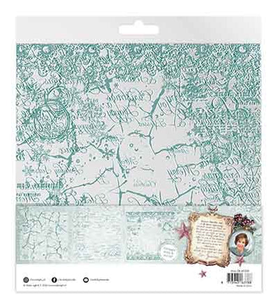 JMA Collage Paper Pad Backgrounds & Elements Christmas Blush nr. 391