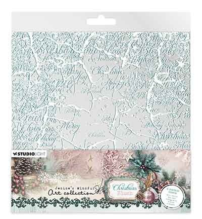 JMA Collage Paper Pad Backgrounds & Elements Christmas Blush nr. 391