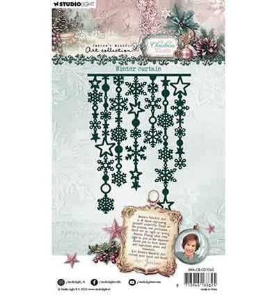 JMA Cutting Die Winter curtain Christmas Blush nr. 1062