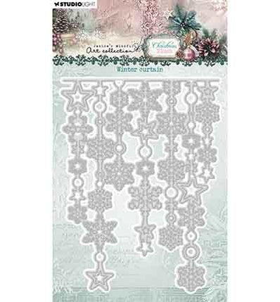 JMA Cutting Die Winter curtain Christmas Blush nr. 1062