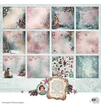 JMA Designer Paper Pad Double-sided scrapbooking Christmas Blush nr. 394