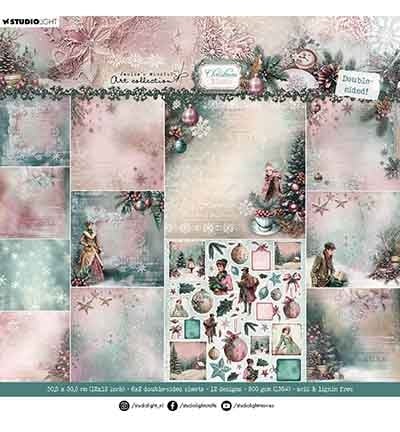 JMA Designer Paper Pad Double-sided scrapbooking Christmas Blush nr. 394