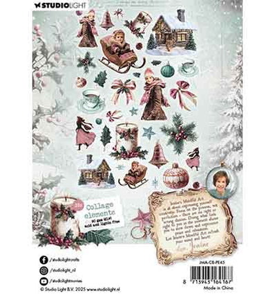 JMA Paper Elements 35 Collage elements Christmas Blush nr. 45