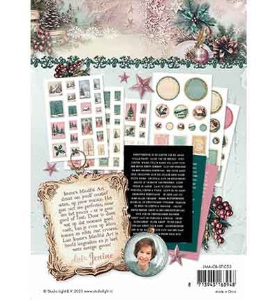 JMA Sticker Sheets Zegels & Teksten Christmas Blush nr. 53
