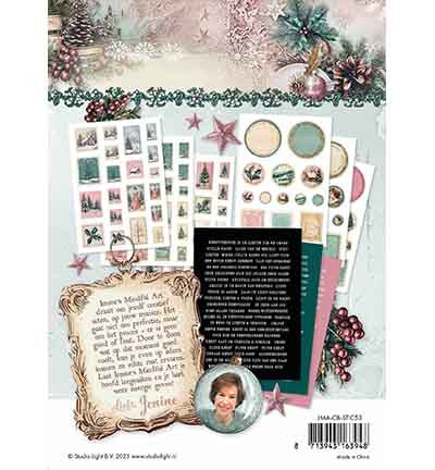 JMA Sticker Sheets Zegels & Teksten Christmas Blush nr. 53