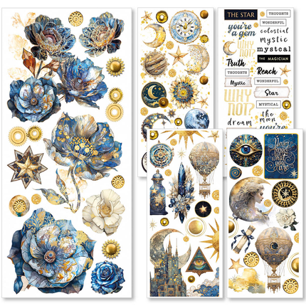 ART STICKERS CELESTIAL 5/PKG