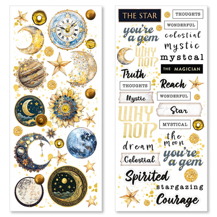 ART STICKERS CELESTIAL 5/PKG
