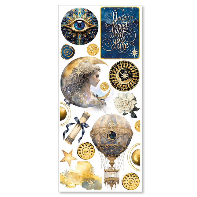 ART STICKERS CELESTIAL 5/PKG