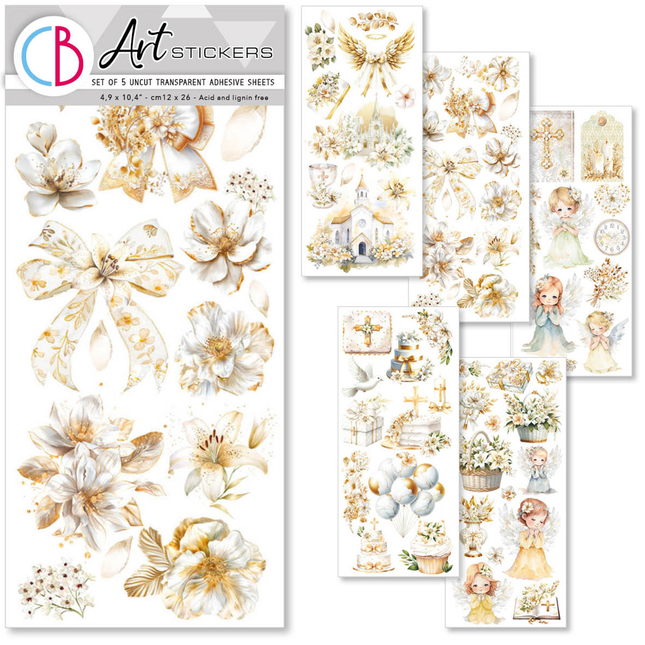 ART STICKERS BLESSING DAY 5/PKG