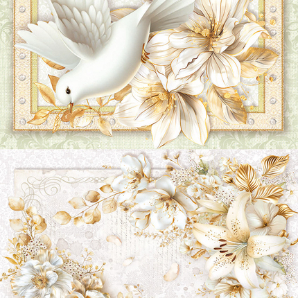 RICE PAPER A5 MIXED 8/PKG BLESSING DAY