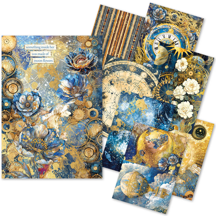 RICE PAPER A5 MIXED 8/PKG CELESTIAL