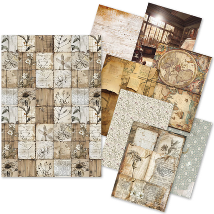 RICE PAPER A5 MIXED 8/PKG CODEX