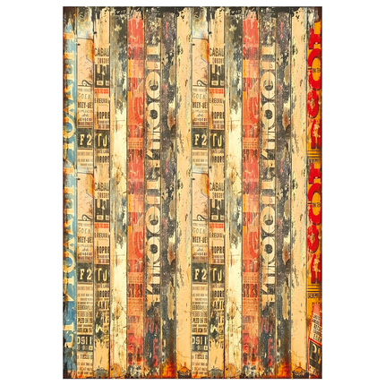 MIXED MEDIA RICE PAPER A4 SET 4/PKG JOURNEY AHEAD
