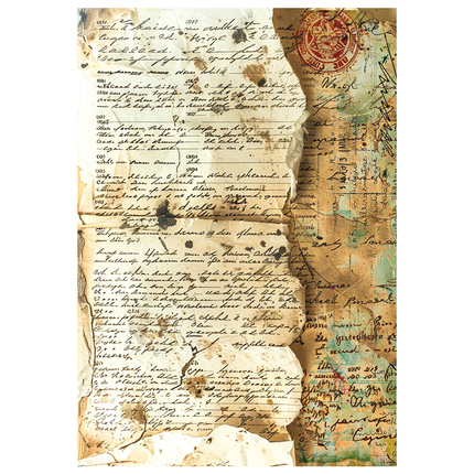 MIXED MEDIA RICE PAPER A4 SET 4/PKG JOURNEY AHEAD