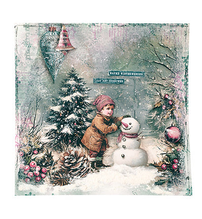JMA Sticker Sheets Zegels & Teksten Christmas Blush nr. 53