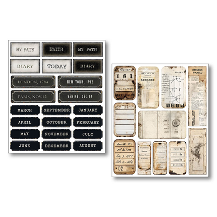 STICKER SET 10/PKG LITTLE WORDS