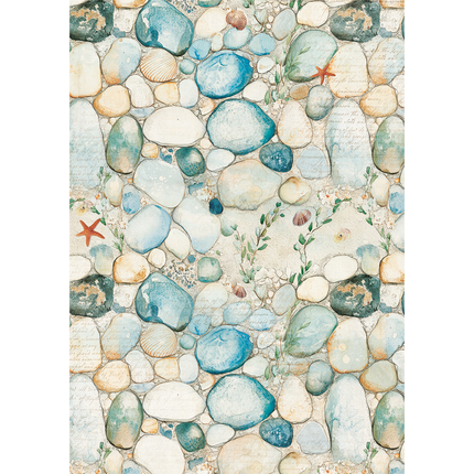 RICE PAPER A5 MIXED 8/PKG SUMMER DAYS