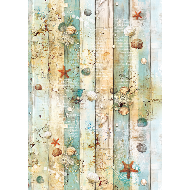 RICE PAPER A5 MIXED 8/PKG SUMMER DAYS