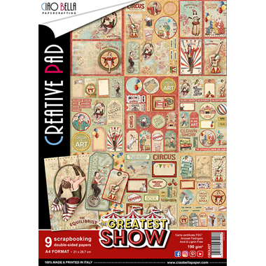 The Greatest Show Creative Pad A4 9/Pkg