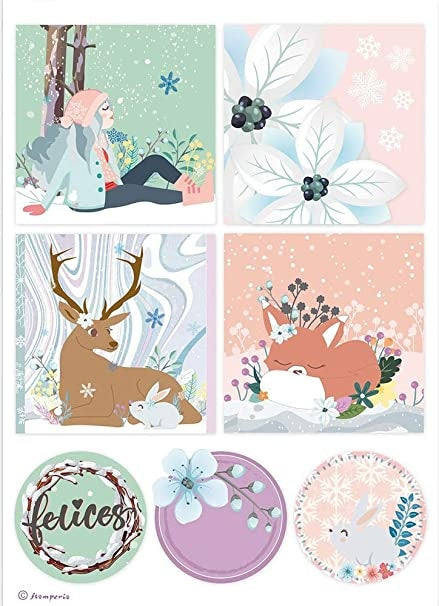 A4 Rice paper packed Squares