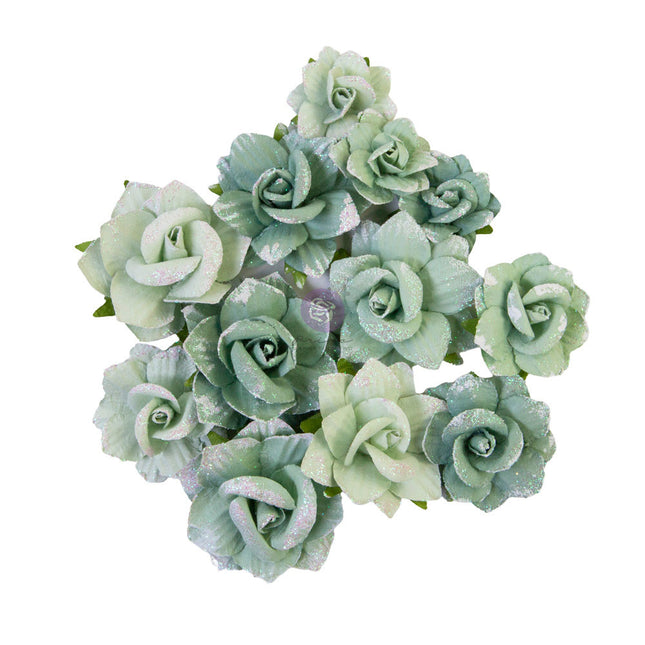 Prima Flowers® My Sweet Collection - Emerald Beauty -  12 pcs / 1.5-2 in / mulberry paper
