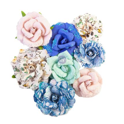 Prima Flowers® Nature Lover Collection - Bird Waltz -  8 pcs / 1.25- 2 in / mulberry paper
