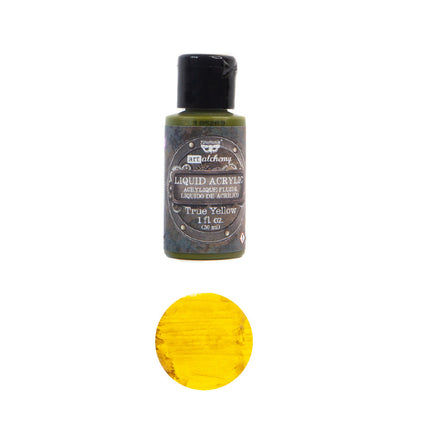 Art Alchemy-Liquid Acrylic True Yellow - 1 bottle - 30ml / art paint