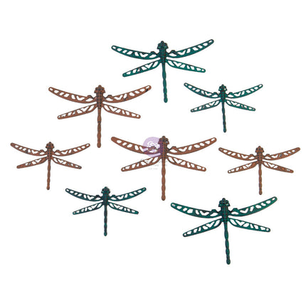 Mechanicals - Scrapyard Dragonflies  - 8 pcs / metal