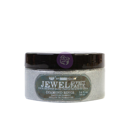Art Extravagance - Jewel Texture Paste - Diamond Rings - 1 jar, 100ml (3.4 fl oz) / art paste