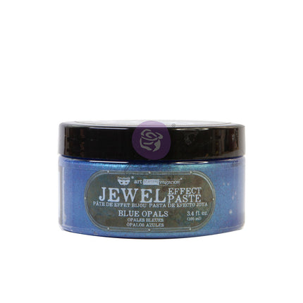 Art Extravagance - Jewel Texture Paste - Blue Opals - 1 jar, 100ml (3.4 fl oz) / art art paste