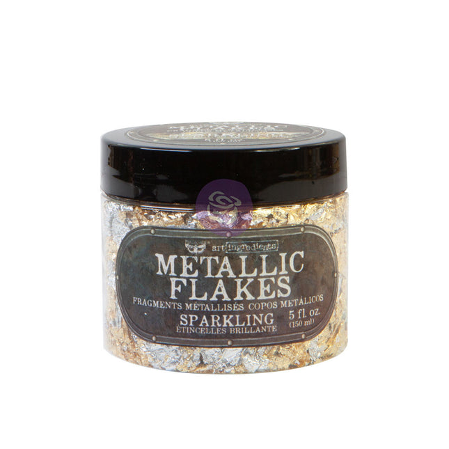 Art Ingredients - Metal Flakes - Sparkling - 1 jar, total weight 30g including container / foil