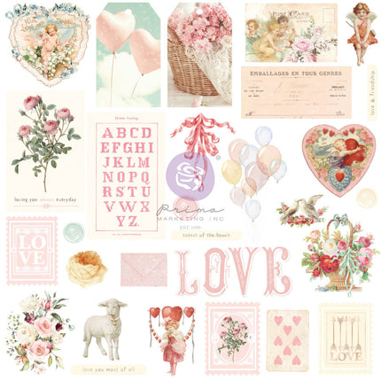 Magic Love Collection Ephemera - 29 pcs w/ foil details / paper