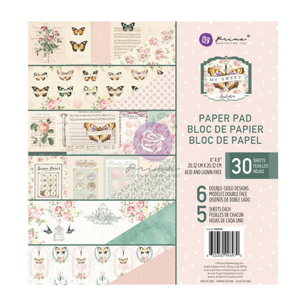 My Sweet Collection 8x8 Paper Pad - 30 sheets / paper pad