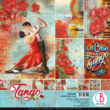 Tango Paper Pad 12"x12" 12/Pkg