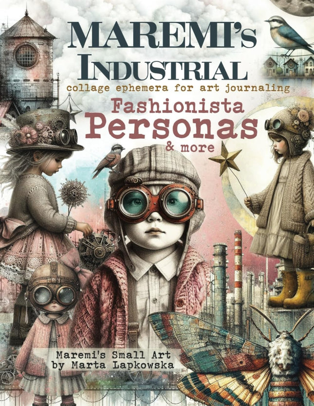 MAREMI'S Industrial collage ephemera for art journaling FASHIONISTA PERSONAS & more