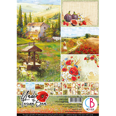 Under the Tuscan Sun Creative Pad A4 9/Pkg