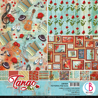 Tango Patterns Pad 12"x12" 8/Pkg