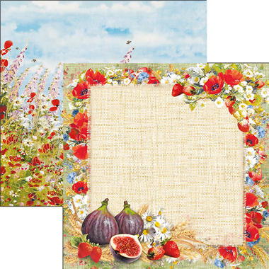 Sweet Countryside Paper Sheet 12"x12"