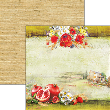 Tuscan Dream Paper Sheet 12"x12"