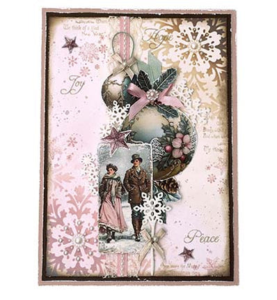 JMA Clear Stamp Holiday wishes Christmas Blush nr. 884