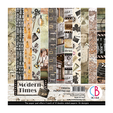 Modern Times Paper Pad 6"x6" 24/Pkg