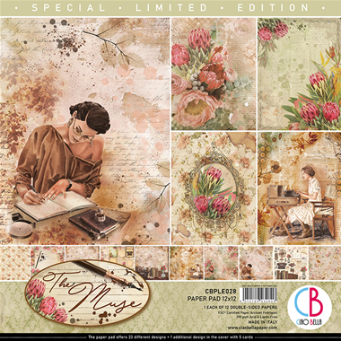 The Muse Limited Edition Paper Pad 12"x12" 12/Pkg