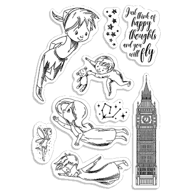 Clear Stamp Set 4"x6" Second star to the right
