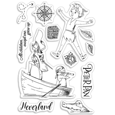Clear Stamp Set 4"x6" Peter Pan