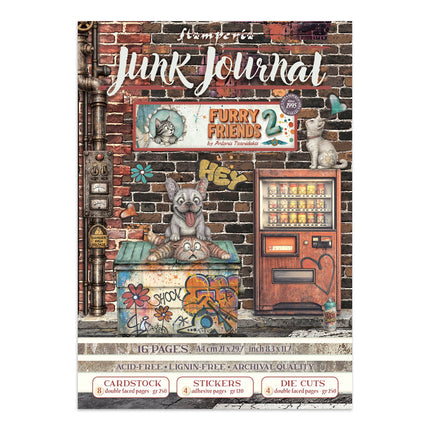 Art Journaling Selection LARGE - Furry Friends 2