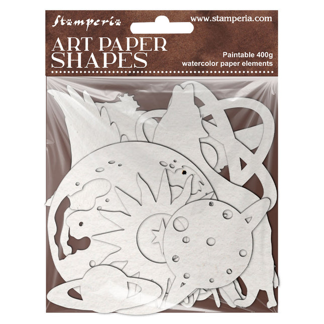 Art Paper Shapes laser cut - Cosmos