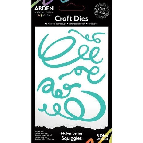 Arden Creative Studio Maker Series Craft Dies - Squiggles