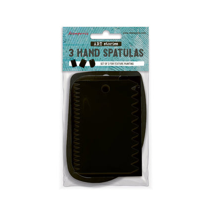 3 hand spatulas