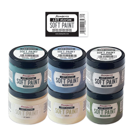 Soft Paint Selection 6 pcs x ml 200