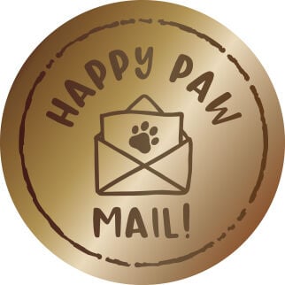 CCL Wax Stamp with handle Happy paw mail Friendz nr.26